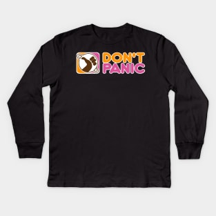 DONUT PANIC Kids Long Sleeve T-Shirt